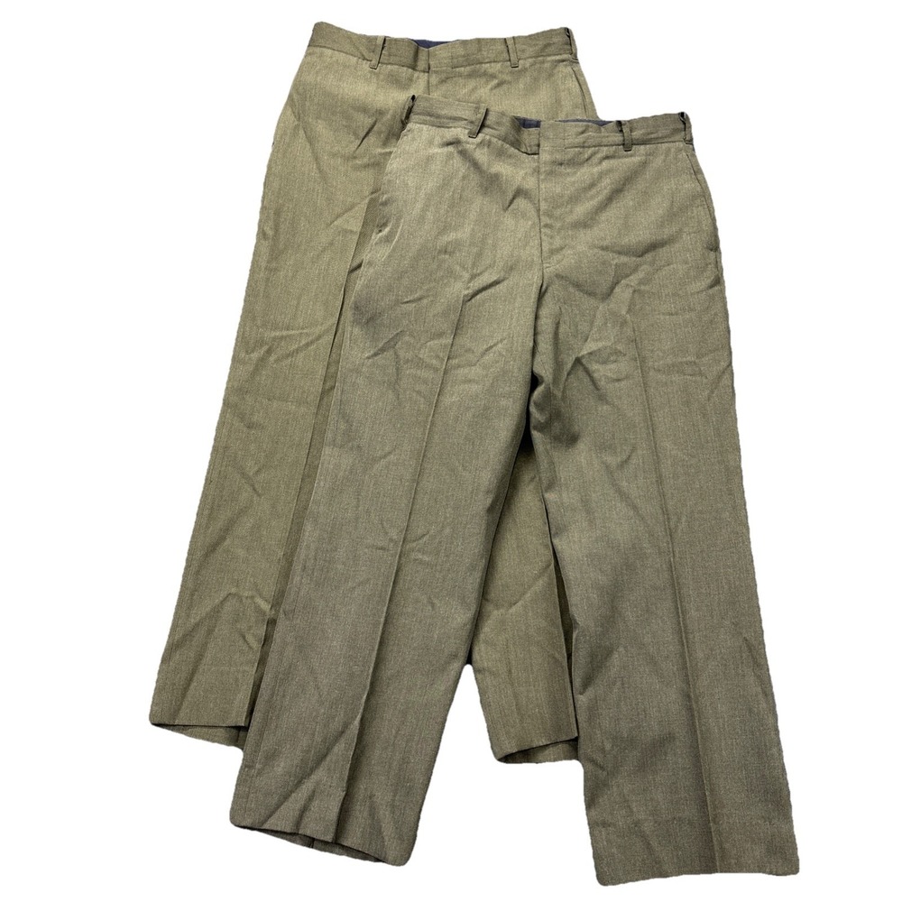 USMC Marine Corps Green‎ Dress Pants 2 Mens 33x29 Service Uniform Trousers DSCP